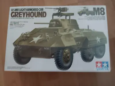 Tamiya US M8 Light Armored Car Greyhound 35228 1/35 FS NEW Model Kit Sealed • $34.88