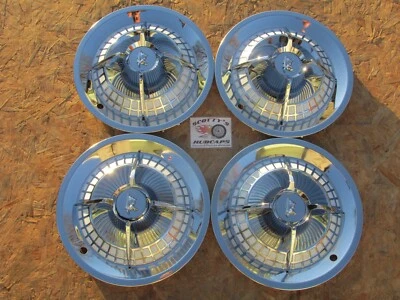 $349.95 • Buy 1959 Dodge Lancer, Crab Style 4 Bar, Knight 15  Wheel Covers, Hubcaps, Set Of 4
