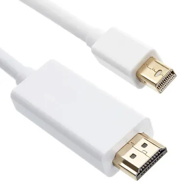 Mini DisplayPort To HDMI Converter Adapter Cable Fits Thunderbolt IMac 6/10/15FT • $9.95