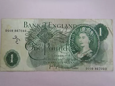 Old One Pound Bank Note • £2