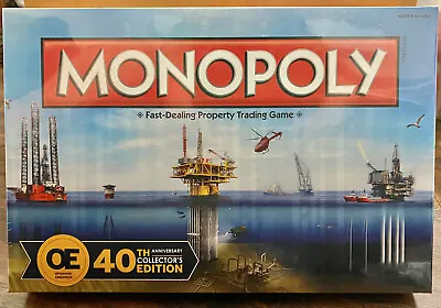 Monopoly OE Offshore Engineer 40th Anniversary Collectors Edition Game Sealed • $42