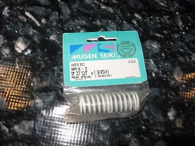 Vintage RC Mugen Seiki Racing Springs (2) MR X-2 1.9 Rear White H0530 • $12.12