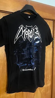 Morbid December Moon T Shirt Black Metal Mayhem Emperor Darkthrone Watain SMall • $24