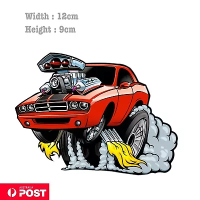 Hot Rot Monster Car  Red Chevy Sticker • $6.85