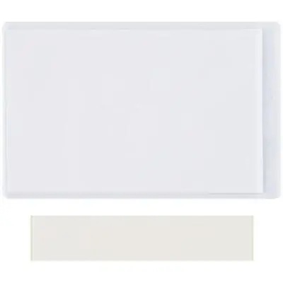 SUPERSCAN Press-On Vinyl Envelopes 4  X 8  Clear 50/Case • $97.99