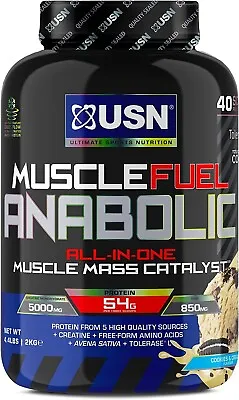 £39.99 • Buy USN Muscle Fuel Anabolic Shake Powder  2.2 Kg OFFER!!!!