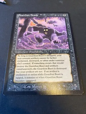 MTG Guardian Beast Arabian Nights Magic The Gathering  • $3000