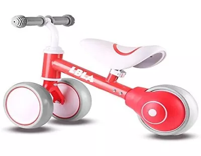 Kids Balance Tricycle 3 Wheel Ride-on Bike Trike Pedal Free Baby Toddler -Red • £23.99