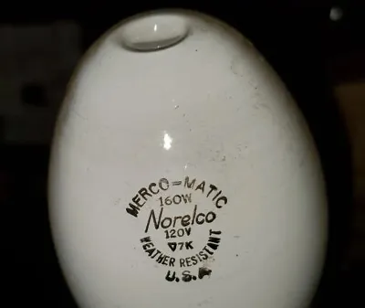 Mercury Vapor 160 Watt Norelco Self Ballasted Light Bulb • $52.99