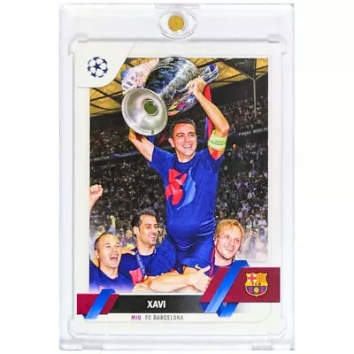 2022 UEFA Club Competitions Legend Image Variation Xavi Hernandez SSP SP Trophy  • $30