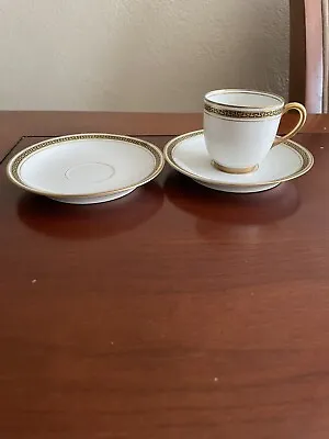 J. POUYAT LIMOGES Expresso 1 Cup & 2 Saucer. • $40