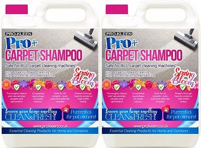 £25.95 • Buy Prokleen Carpet Shampoo 10L Cleaner Solution Odour Pet Deodoriser Upholstery 10L