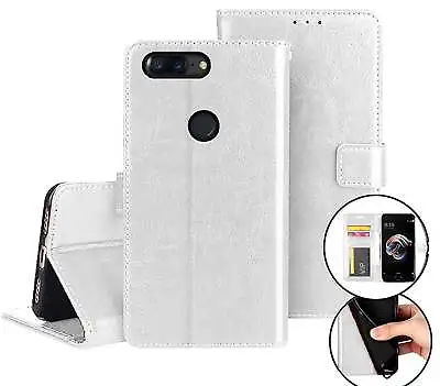 $7.50 • Buy Oneplus 5T Fine Leather Wallet Case Id Cash Compartment