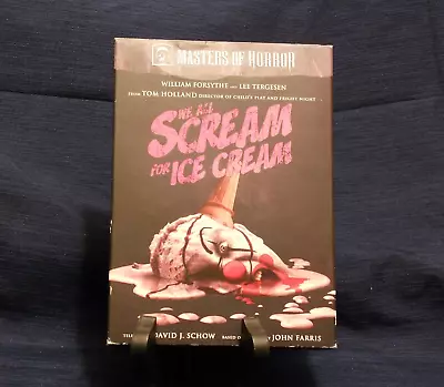 Masters Of Horror: We All Scream For Ice Cream • $12.93