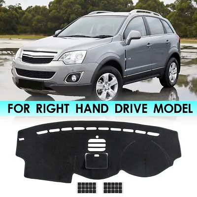 Black Sun Dash Mat Pad Non-slip Dashboard Cover For Holden Captiva 7 2006-2018 • $30.24