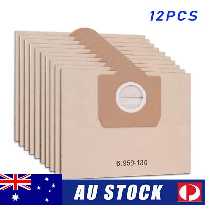 12 Replacement Dust Bags For KARCHER WD3 WD3.5P MV3 MV3P WD3.300M WD3.330M A2504 • $24.51