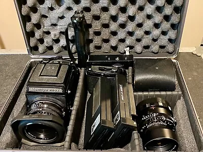 Mamiya RB67 Pro Outfit - W/2 Lenses 4 Backs Hand Grip And More NR! • $399