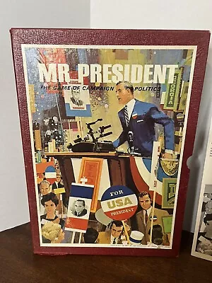 Vintage 1967 Mr. President 3M Bookshelf Game Of Campaign Politics • $24