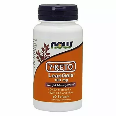 NOW Supplements 7-Keto LeanGels 100 Mg With CLA Green Tea Extract Acetyl-L... • $33.78