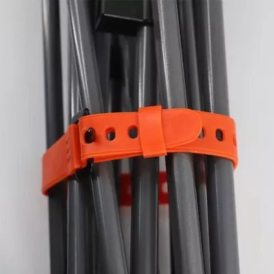 Multi-functional Rubber Twist Ties Reusable Cable Tie Straps Silicone Ties • £4.78