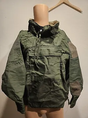 Military Vintage 70's Anorak Chemical Jacket Mens S Army Green Smock War Rare • $50