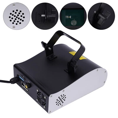 £218 • Buy 1W Full Color RGBW DMX 3D Animation Laser Projector Light DJs Show Stage Effect