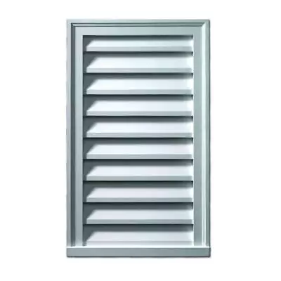 Fypon Gable Louver Vent 12  X 36  Rectangular Polyurethane Weather Resistant • $108.80