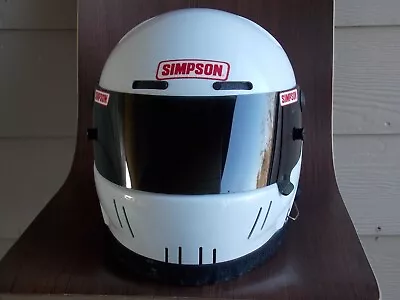 Simpson Shark Helmet  Snell 90  Bell Arai Shoei SIZE 7 1/4 58cm DRAG RACING F1 • $324.99