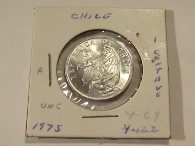 1975 Chile 1 Centavo Unc Aluminum Coin • $8.99