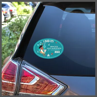 I DID IT Disney Princess Weekend 13.1 Half Marathon 2023 Decal Car Magnet • $13.95