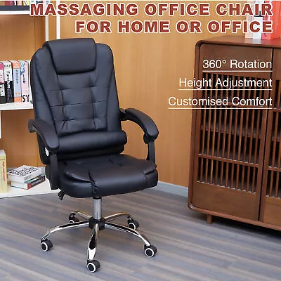 Massage Ergonomic Office Chair Reclining Adjustable Computer Gaming Chair Home • $96.99