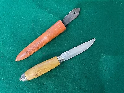 Vintage Small MORA Boys Knife E.J. ERIKSSON Sweden Puukko With Sheath • $40