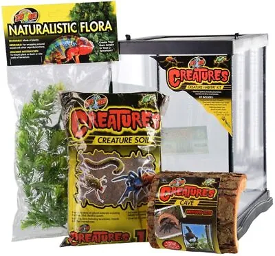 £38.50 • Buy Zoo Med Creatures Habitat Invertebrate Starter Kit Spider Scorpion Vivarium Set
