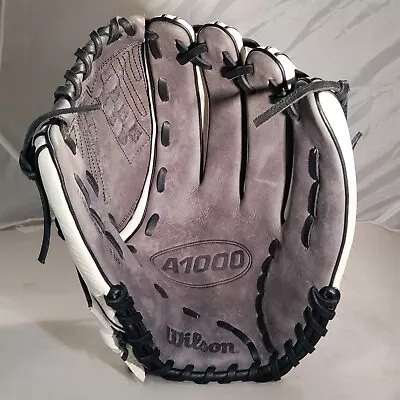 Wilson A1000 A10RF19V125 Adult 12.50  Glove RHT White/Black • $139.95