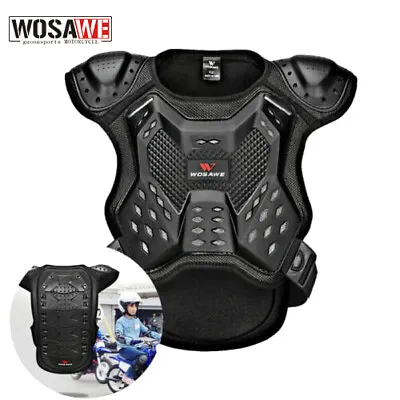 WOSAWE Youth Chest Protector Dirt Bike Body Armoured Guards Kids Protective Gear • $35.75