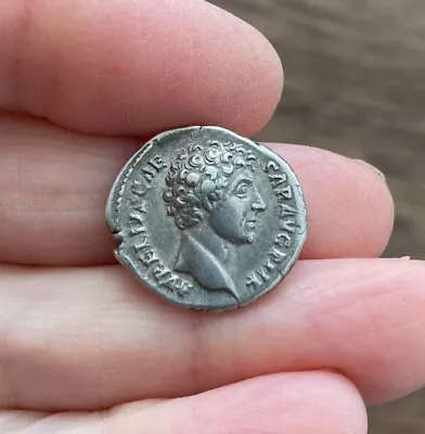 Roman  Imperial Marcus Aurelius (161-180 A.d) Silver Denarius Excellent Portrait • £240