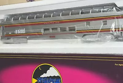 MTH 20-6770 SANTA FE Full Length 70’ Vista Dome Passenger Car NEW #513 O-Scale • $179