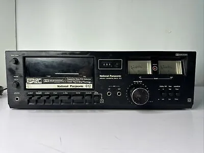 Vintage 1970s National Panasonic Rs-612US Stereo Cassette Deck Hi-Fi Separate • £29.95
