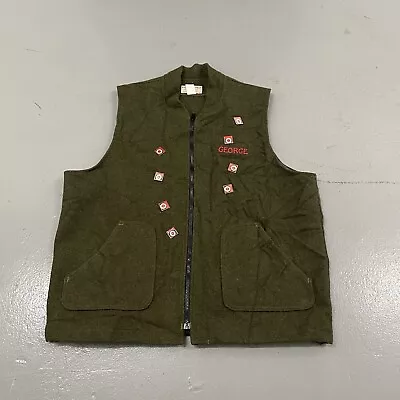 Vintage Filson Vest Mens XXL Green Style 121 Mackinaw Wool Liner Made In USA • $149.99