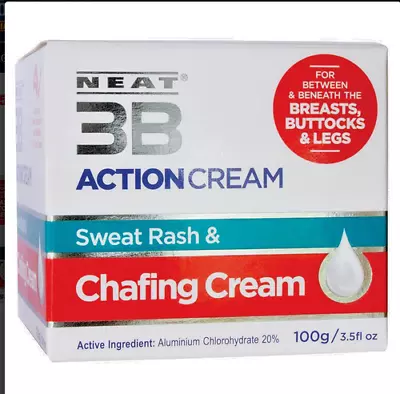 Neat 3B Action Cream - 100g - Prevent Rash Chafing - FREE SHIP In Australia • $26.20