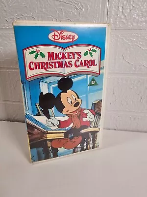 Mickey's Christmas Carol - Walt Disney (PAL VHS) White Case Edition • £12.99