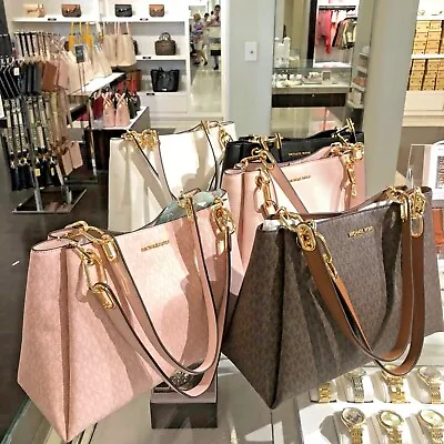 Michael Kors Women Ladies Large Shoulder Tote Bag Handbag Purse Satchel • $155