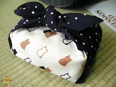 Furoshiki Vibram Cat Shoes Wrapping Cloth Japanese Boots Bag VIP Luxury Gift#419 • $99