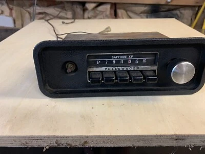 $54.99 • Buy Working  Vintage VW Sapphire  XV  AM Radio BUG BUS GHIA Volkswagen Beetle