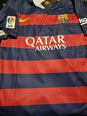 $205 • Buy Lionel Messi,  Luis Suarez,  Neymar Jnr Signed Tres Amigos Barcalona Proof