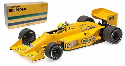 Minichamps Lotus Honda 99T Winner Monaco GP 1987 - Ayrton Senna  1/18 Scale • £199.99