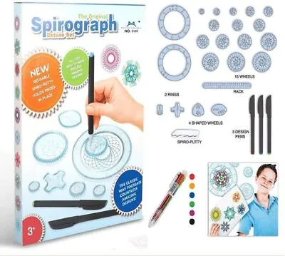 £9.99 • Buy Spiral Art Set & Pen Kit Drawing Gear Art Design Set For Adults And Kids Toys