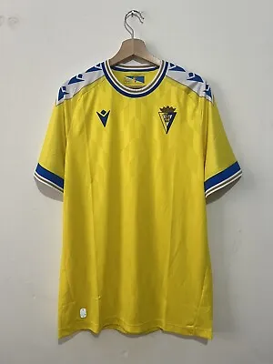 Cádiz CF 2023/24 Macron Home Shirt / XL / New With Tags • £35