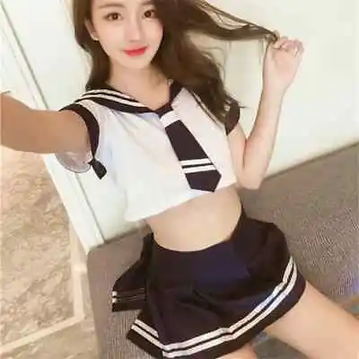 Sexy Japanese Idol Stockings Schoolgirls College Cheerleader Uniform 学園 制服JKの誘惑 • £11.99