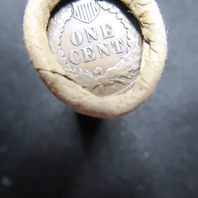  S  Mint Indian Head/1909-vdb Reverse Indian Head Wheat Penny Roll Lot R-718 • $99.95